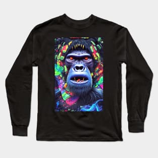 GORILLA RAVE MEDICINE Long Sleeve T-Shirt